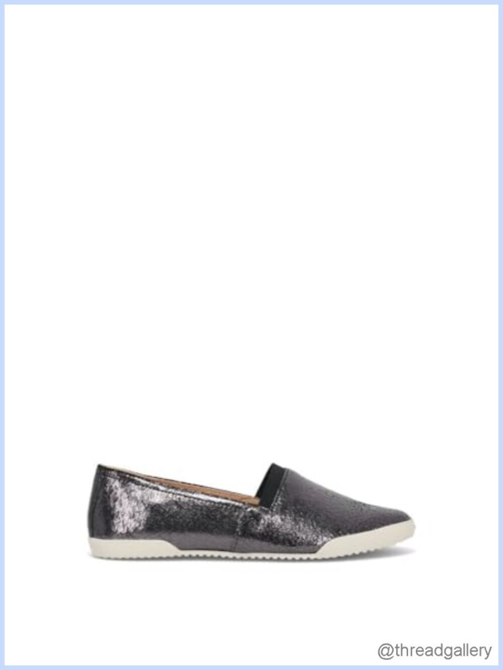 Melanie Slip On Shoes Premium Leather Rubber Toe Bumpers Removable Footbeds